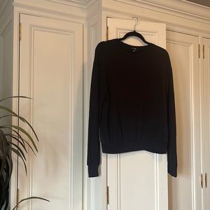 Basic black pullover